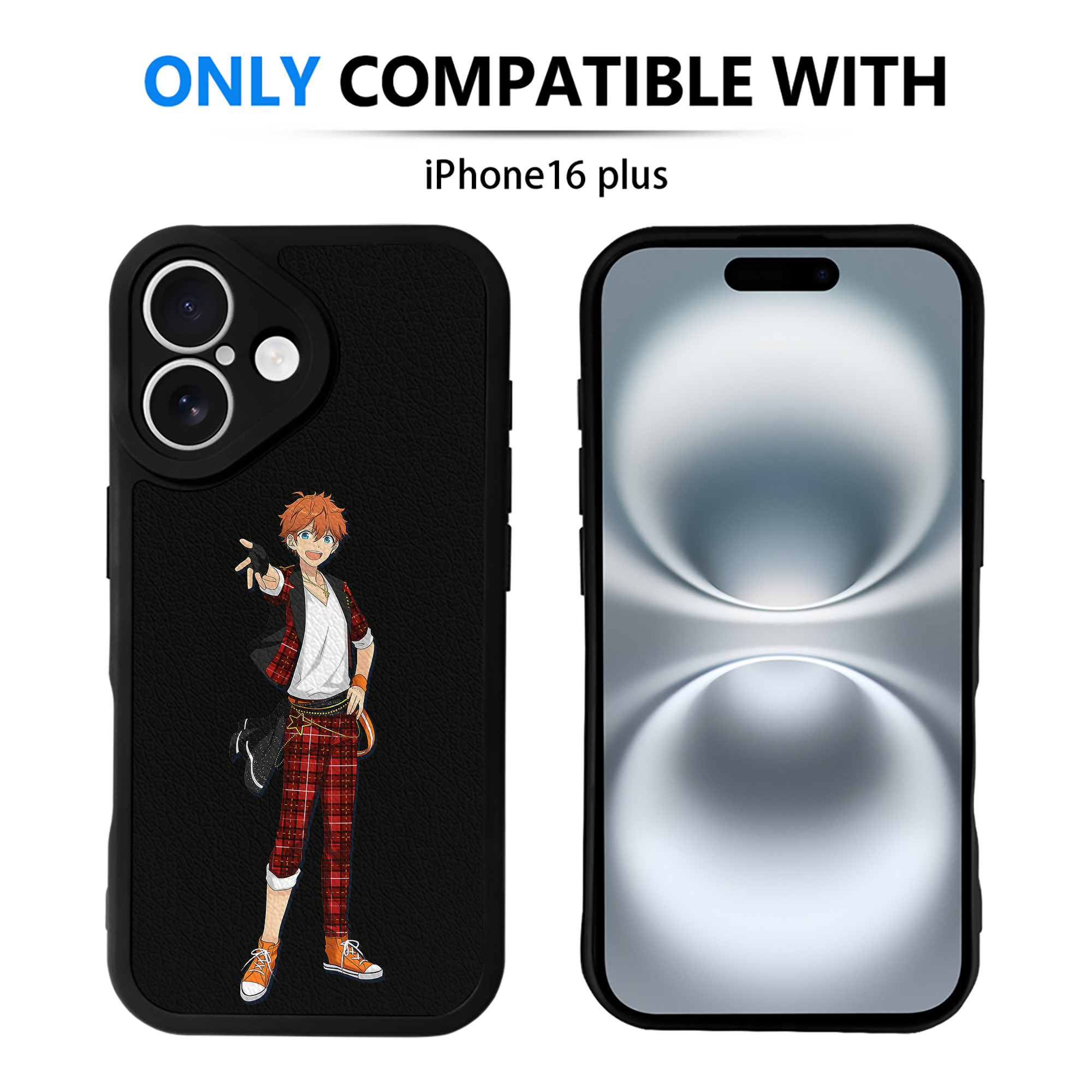 （画像用） あんさんぶるスターズ! Ensemble Stars 【iPhone 16シリーズ対応】シリコンスマホケース（レザー調） 材質：シリコン